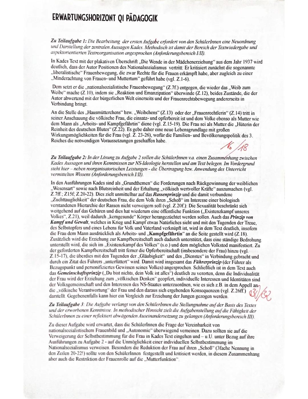 Pädagogikklausur 08.05.2023.
GK
5
10
15
20
20
25
30
35
Die Wende in der Mädchenerziehung
Die hinter uns liegende Epoche der Frauenbewegung h