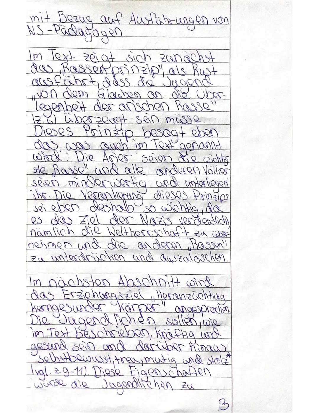 GK
Erziehungswissenschaft
13.09.2023
Bernhard Rust
Auszug aus einer Rede des Reichserziehungsministers Rust vom 22.2.1937
1 Die Erziehung se