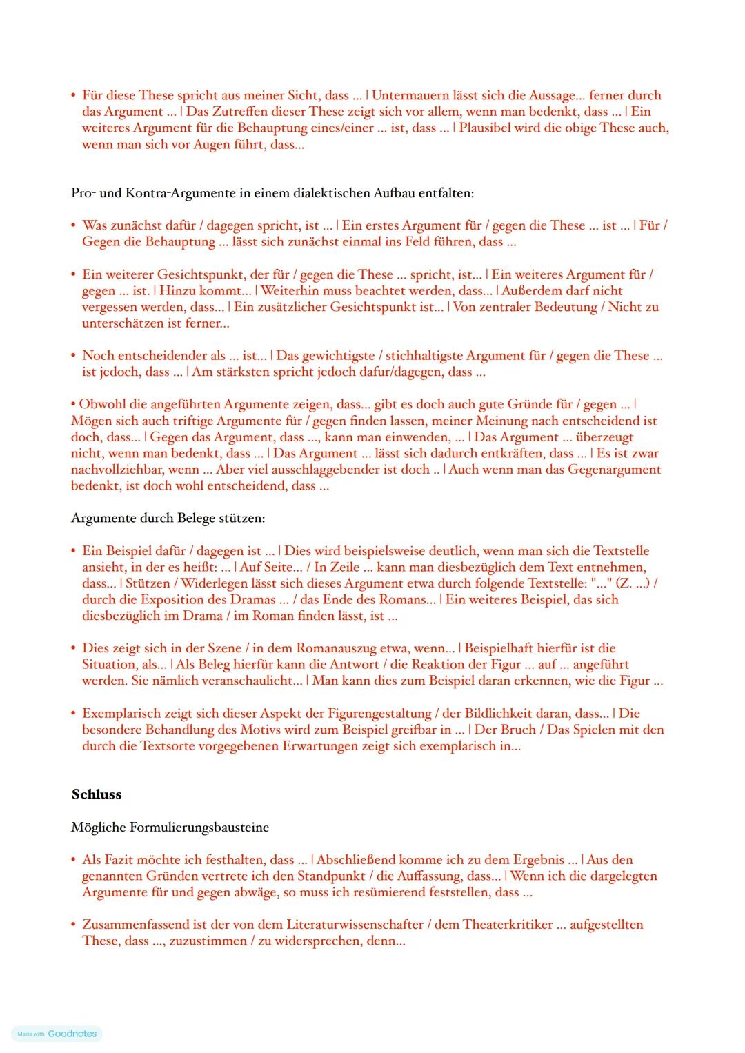 Deutsch Abi
Aufgabe I A
Erörterung eines literarischen Textes
(Büchner, "Woyzeck")
Aufbau literarische Erörterung
Aufgabe I B
Erörterung ein
