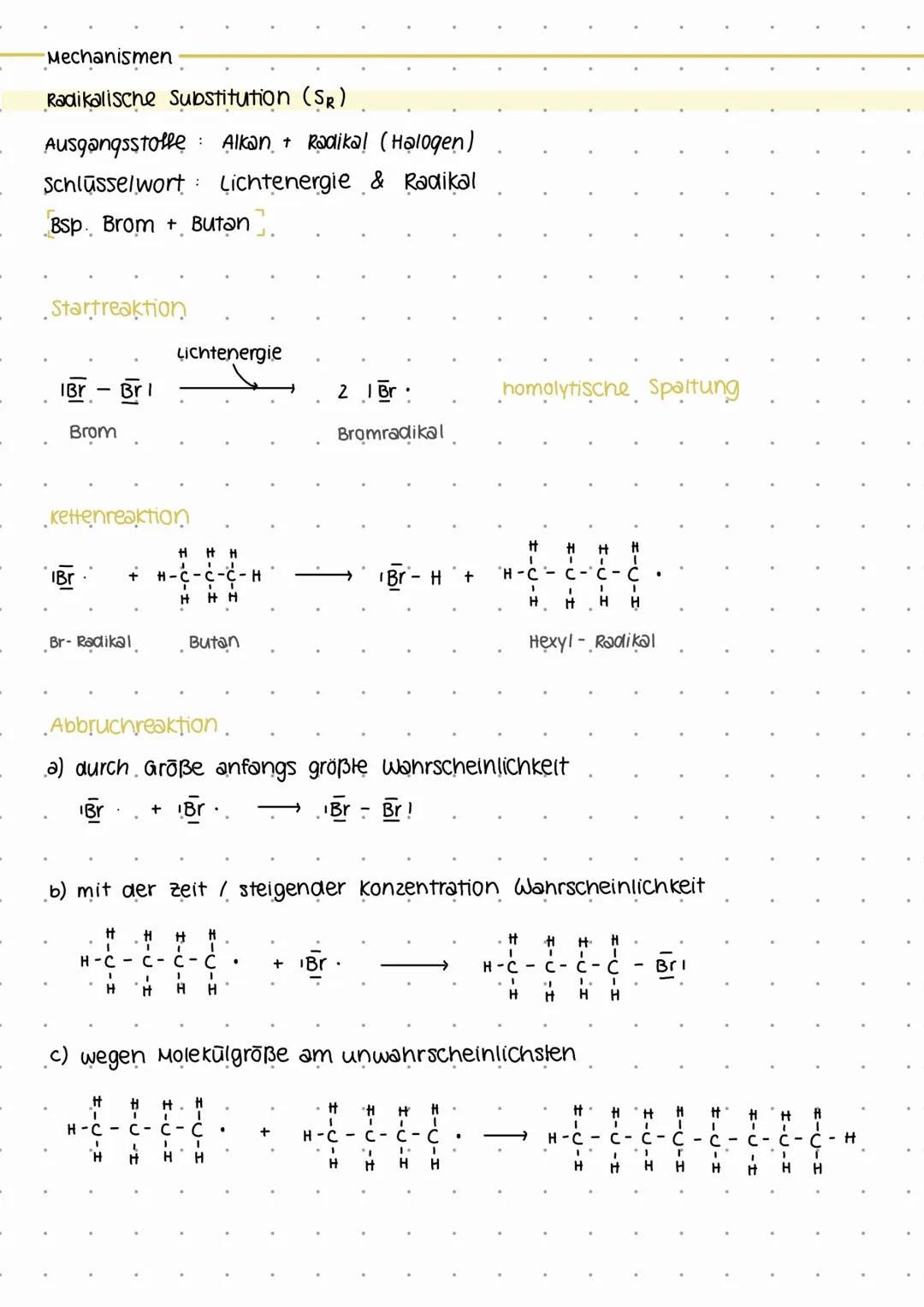 # ORGANISCHE CHEMIE
Alkane/-ene / -ine
| | Alkane | Alkene | Alkine |
|---|---|---|---|
| Summenformel | $C_nH_{2n+2}$ | $C_nH_{2n}$ | $C_