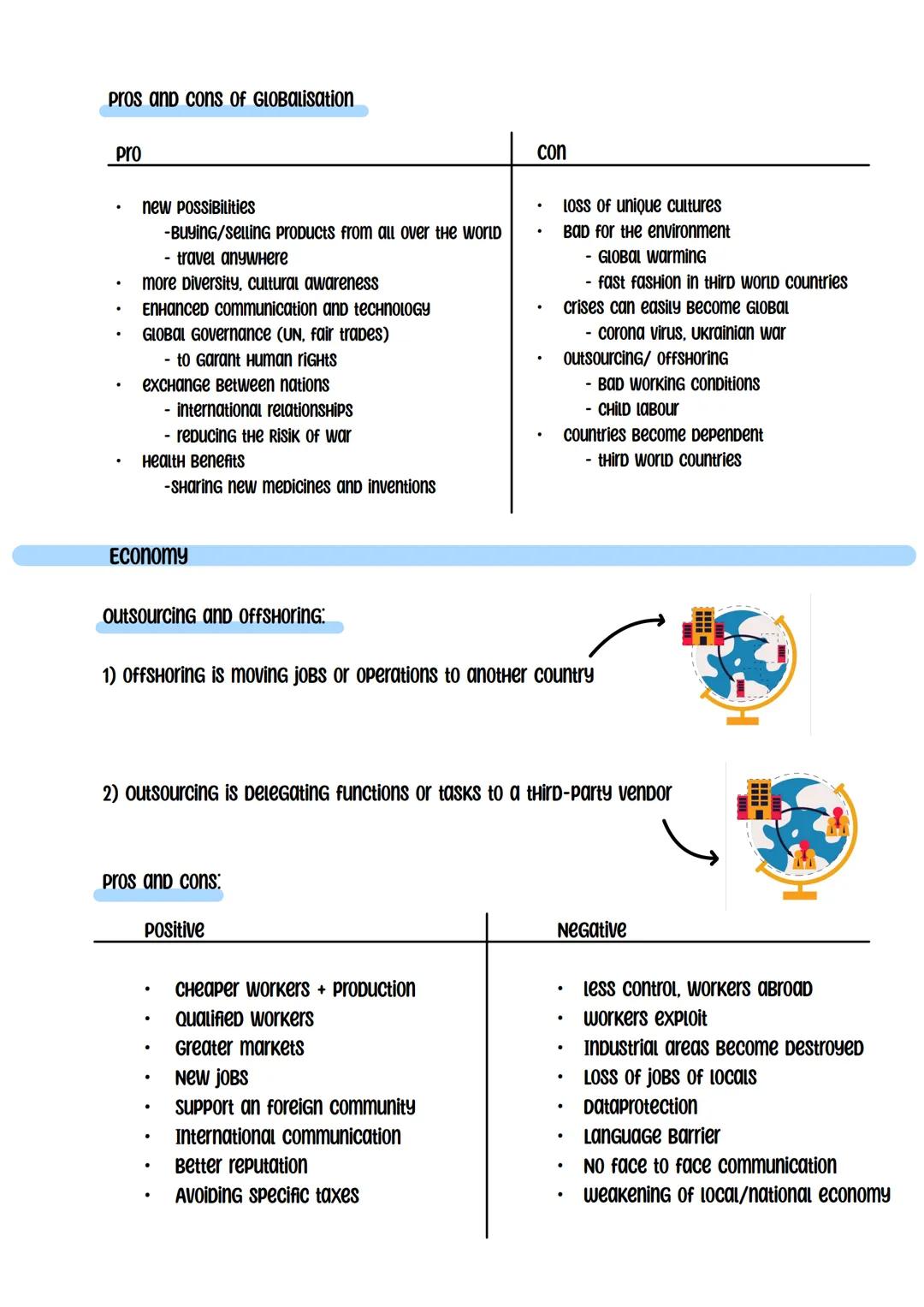# GLOBALisation (02.1)
GLOBALisation
THE Definition of Globalisation:
companies and industries are connected all over the world
-> impor