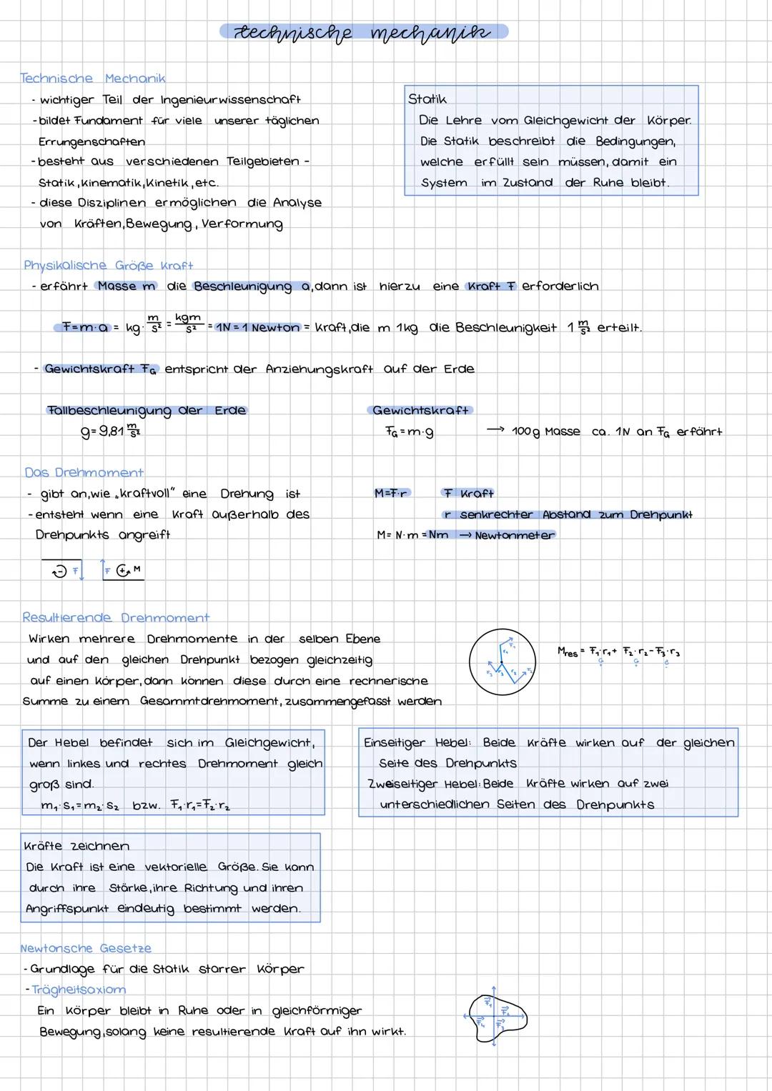 # technische mechanik
Technische Mechanik
- wichtiger Teil der Ingenieurwissenschaft
-bildet Fundament für viele unserer täglichen
Errun