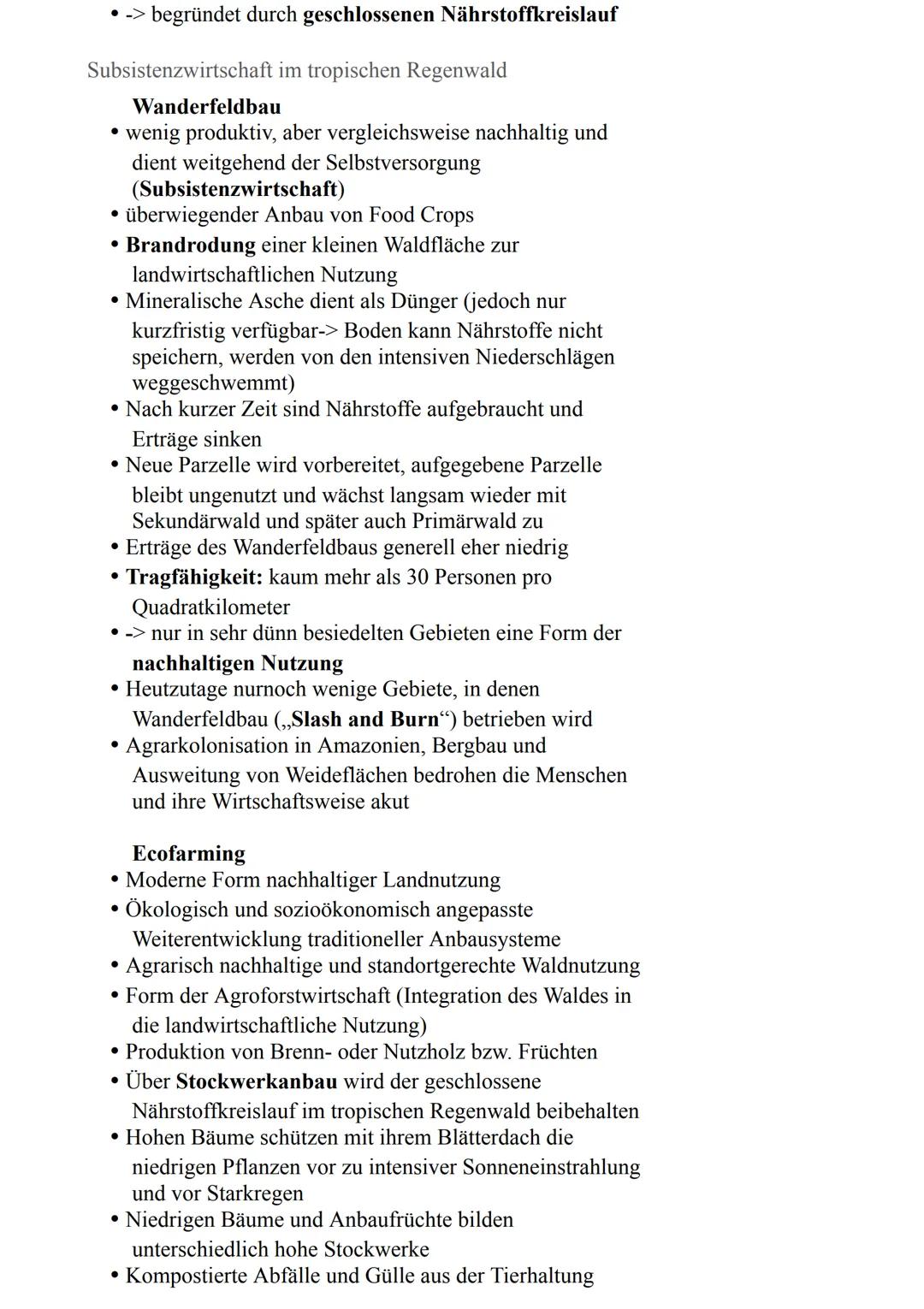 Landwirtschaftliche Produktion in den
Tropen
Basiswissen
• Für viele südliche Länder -> Agrarproduktion wichtiger
Wirtschaftszweig
• Sowohl