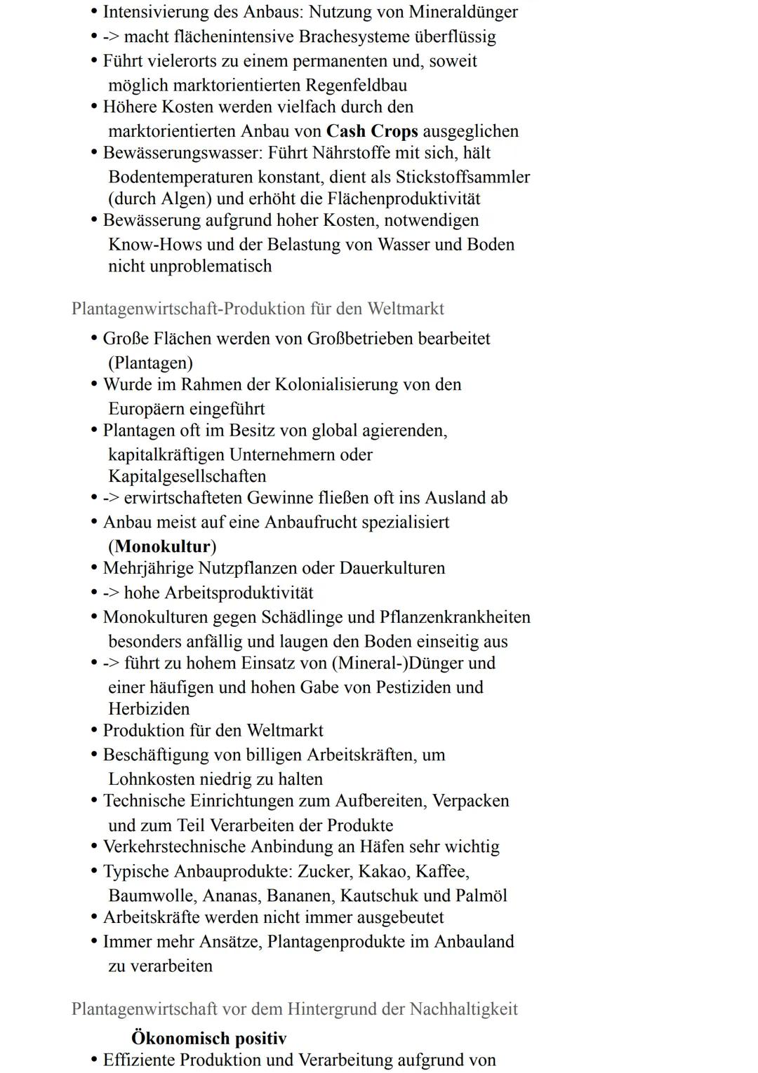 Landwirtschaftliche Produktion in den
Tropen
Basiswissen
• Für viele südliche Länder -> Agrarproduktion wichtiger
Wirtschaftszweig
• Sowohl