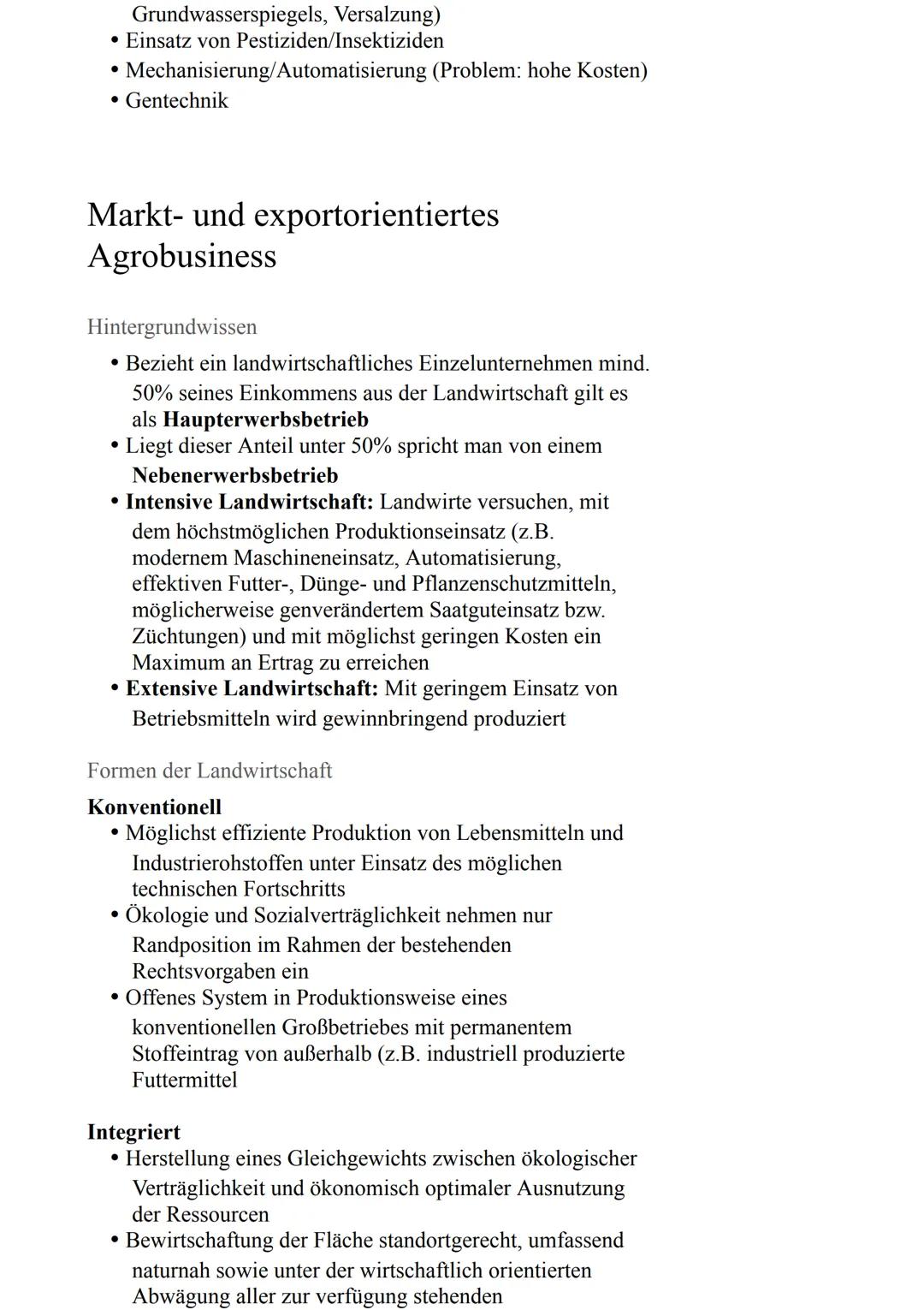 Landwirtschaftliche Produktion in den
Tropen
Basiswissen
• Für viele südliche Länder -> Agrarproduktion wichtiger
Wirtschaftszweig
• Sowohl