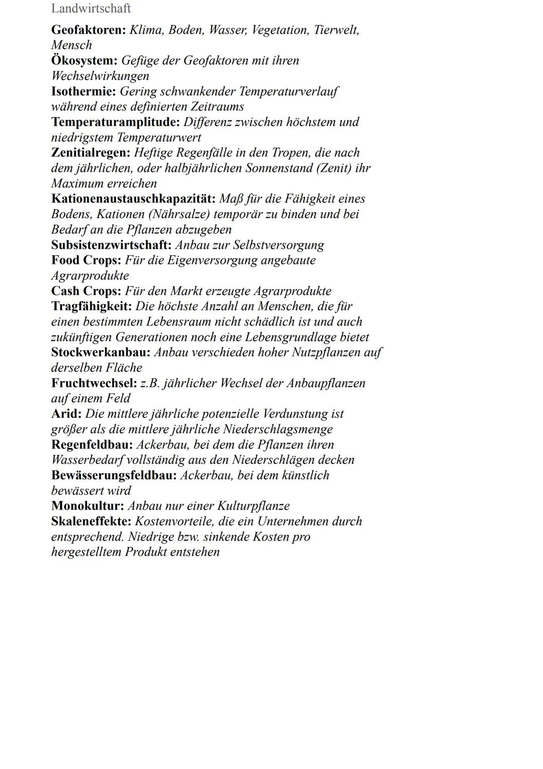 Landwirtschaftliche Produktion in den
Tropen
Basiswissen
• Für viele südliche Länder -> Agrarproduktion wichtiger
Wirtschaftszweig
• Sowohl