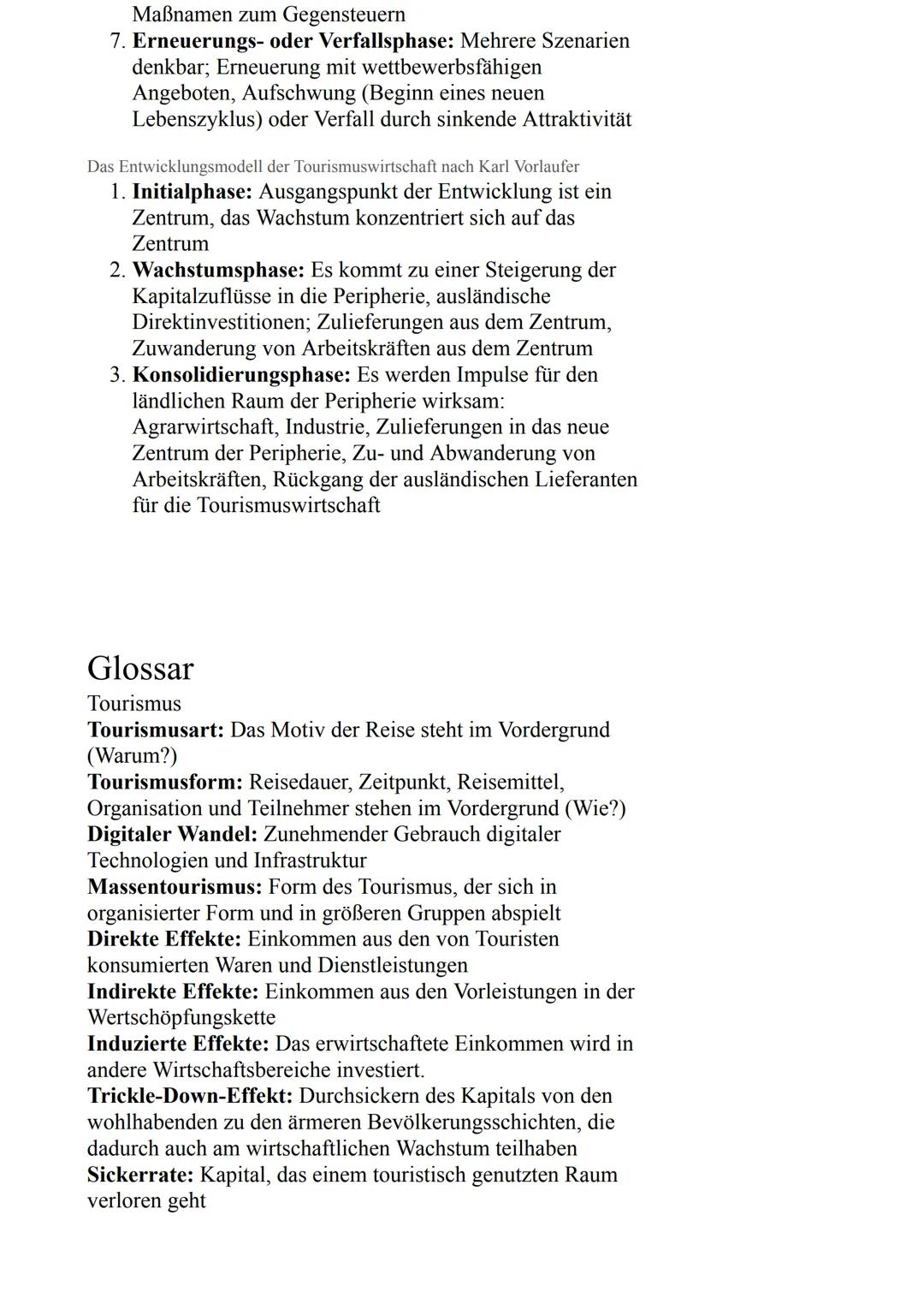 Tourismus
Hintergrundwissen
• Unterteilung in Tourismusarten und Tourismusformen
• Tourismusart: „Warum?" steht im Vordergrund
• -> Untersc