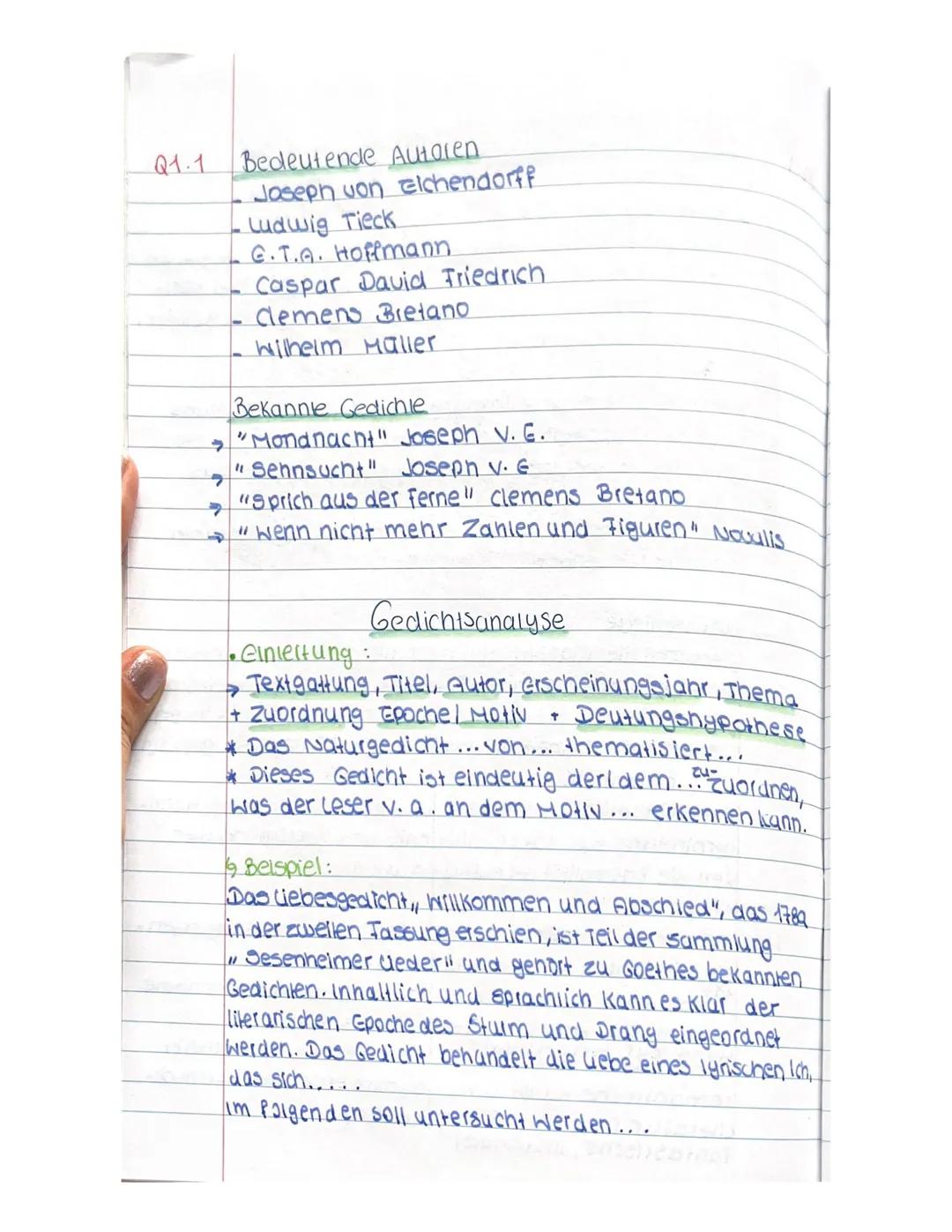 01.1
Lyrik der Romantik
Literatur um 18.00 und im frühen 19. Jahrhundert
lyrik der Romantik
Die Romantik ist eine literarische epoche, die s