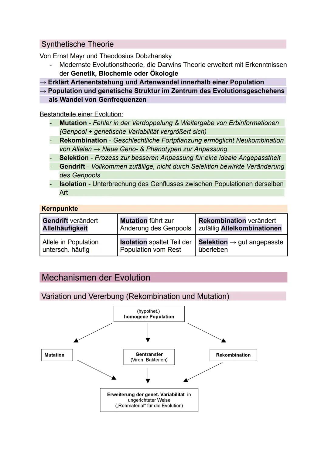 # Evolution
Themen
* Glossar
* Evolutionstheorien
* Evolutionstheorie von Lamarck (Lamarckismus)
* Evolutionstheorien von