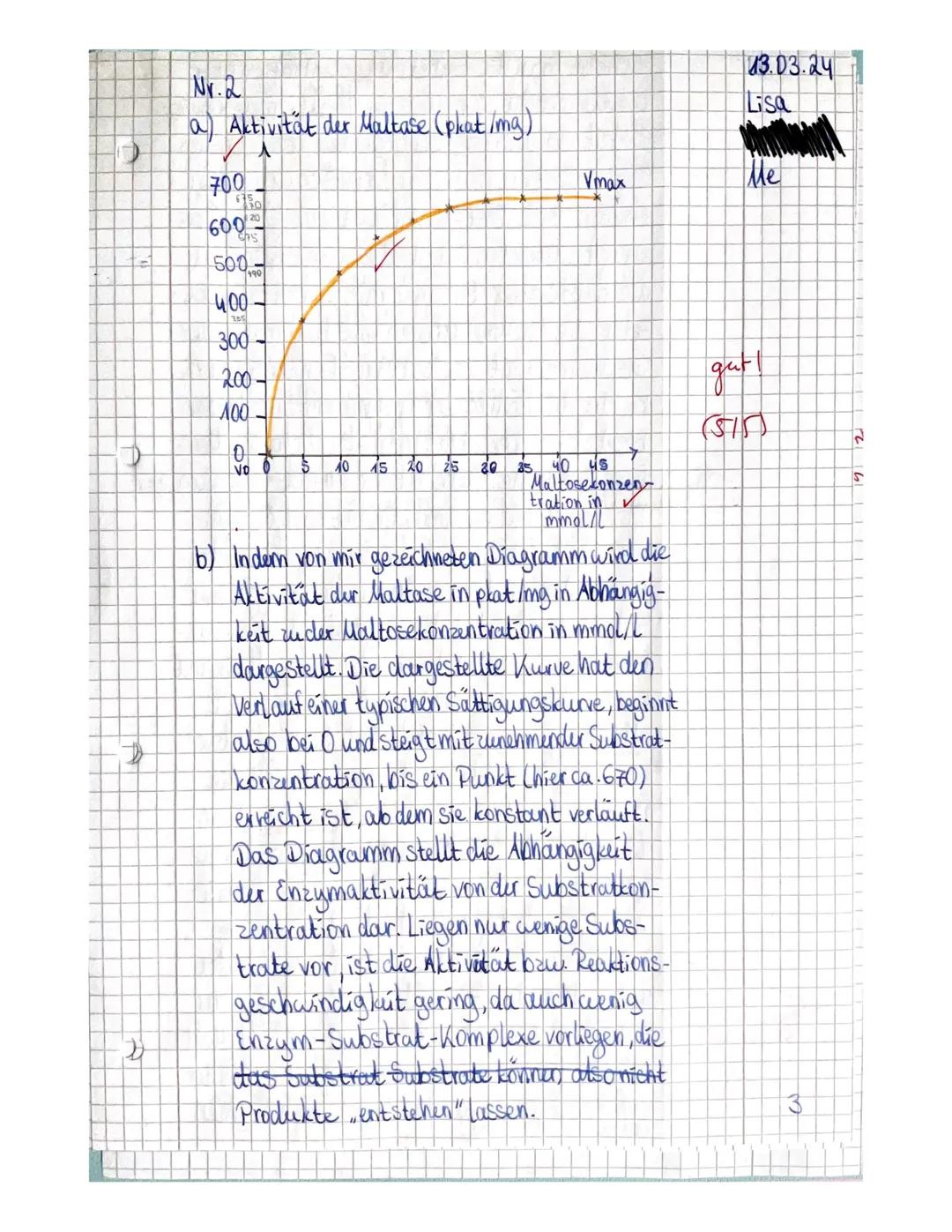 Gymnasium
Sek II (E-Phase): Klasse 110(
Name: Lisa
Klausur Nr. 2
13.03.2024
Bewertung:
| Aufgabe | 1a | b | 2a | b | c | d | e | Summe | %