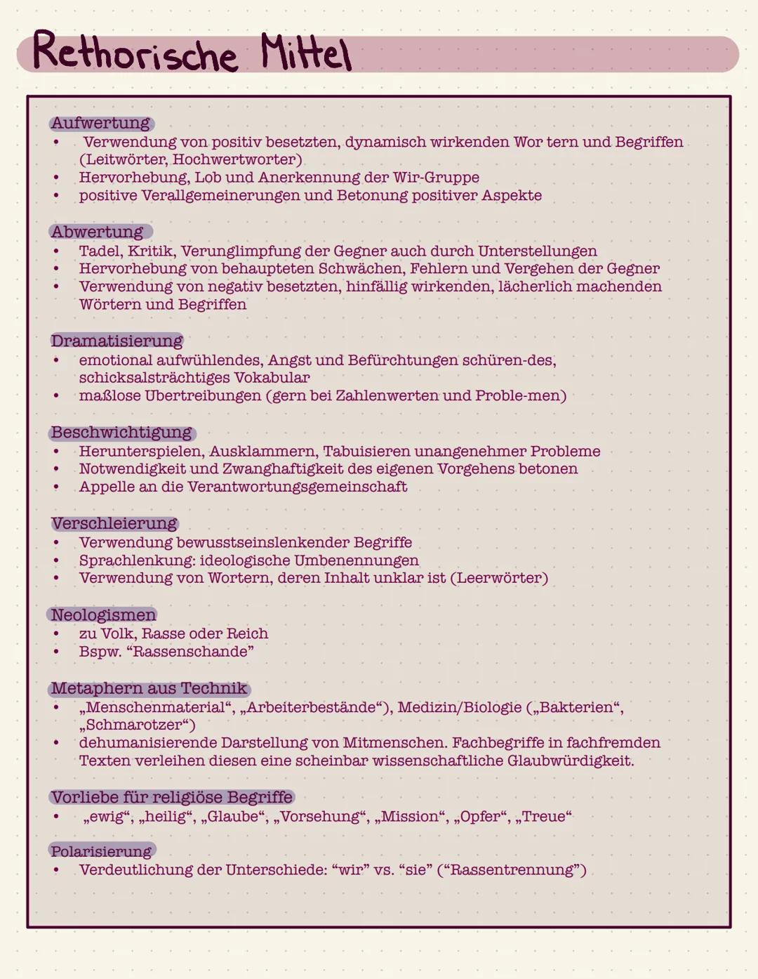 Redeanalyse (Aufbau, Formulierungshilfen, Reth. Mittel)
Einleitung
> Textart (Ausschnitt ?), Autor (+ Information zur Person), Datum, Ort, T