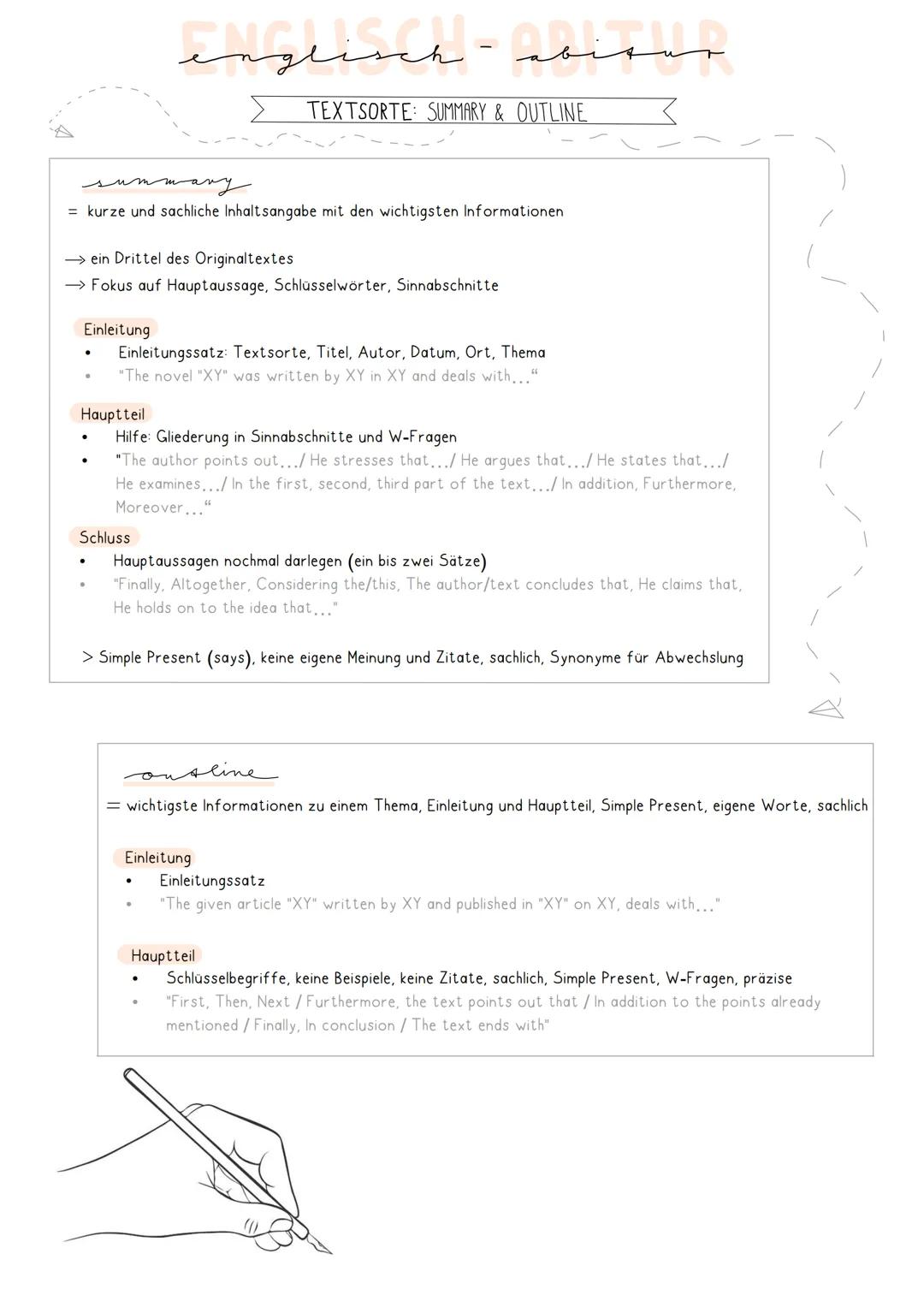 Englisch - abitur
TEXTSORTE: COMMENT & DISCUSSION
а
Argumentative Struktur
(1) Contra-Position: erst Pro-Argumente (1-2) & dann die Contra-A