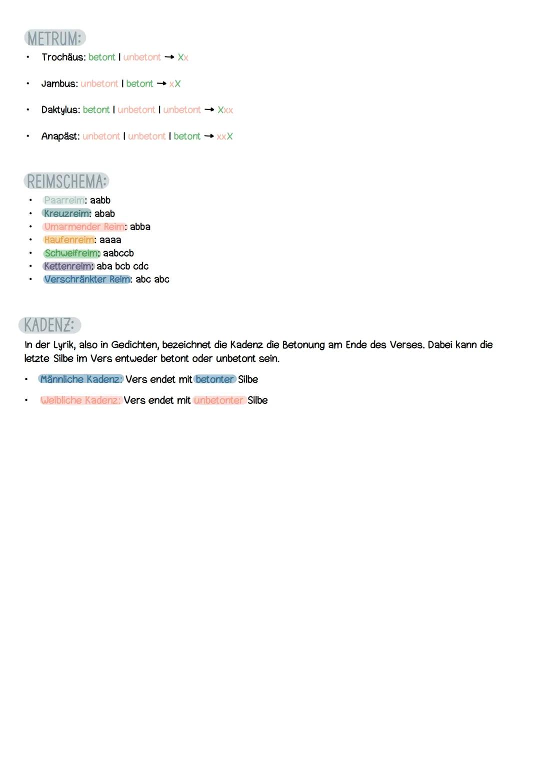 Gedichtinterpretation
1 EINLEITUNG: BASISINFORMATIONEN
.
.
•
ggf. thematische Hinführung
Titel, Textsorte, Autor, Erscheinungsjahr und Ersch