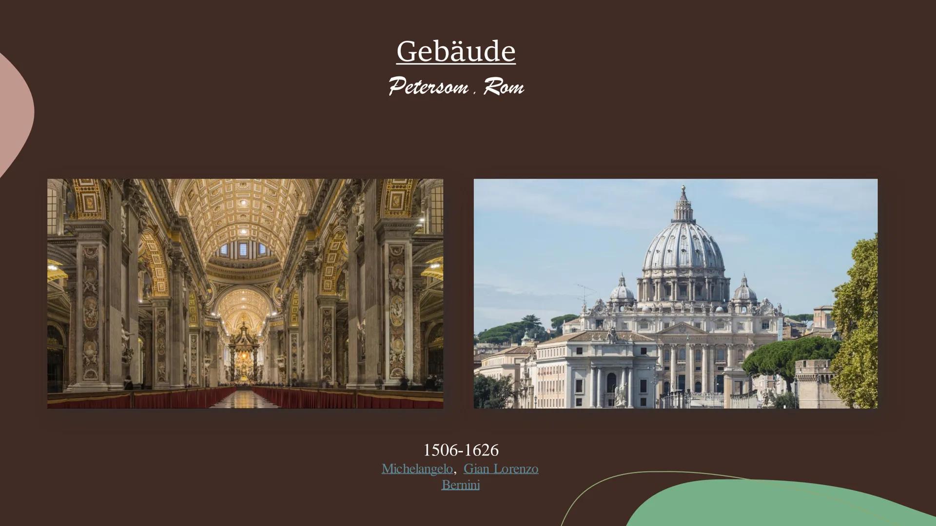 # Architektur
in der
Barockepoche Gliederung
• Überblick der Epoche
• Wirkung in anderen Bereichen
• Bauelemente
• Rauminnenleben
• Benut