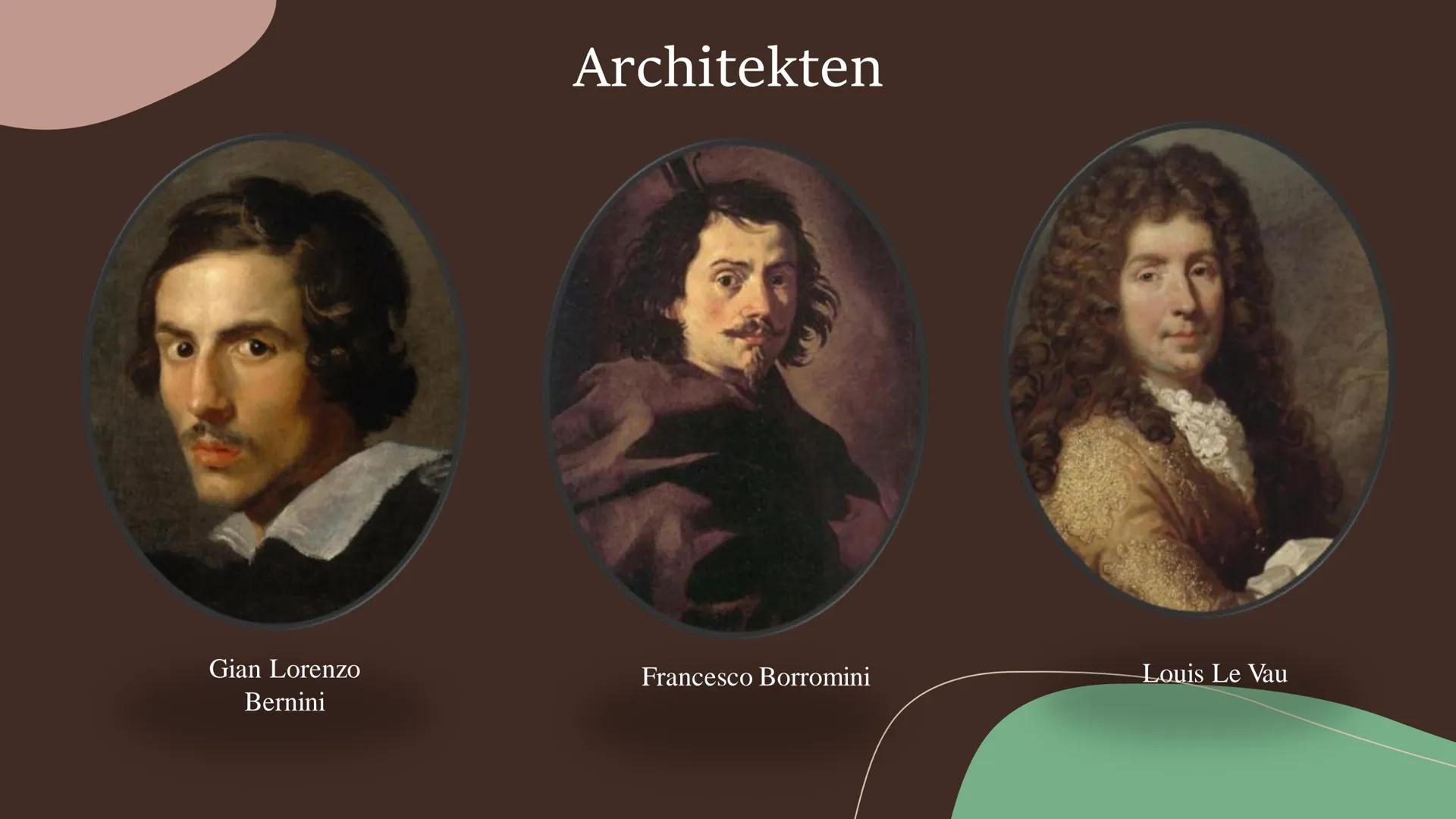 # Architektur
in der
Barockepoche Gliederung
• Überblick der Epoche
• Wirkung in anderen Bereichen
• Bauelemente
• Rauminnenleben
• Benut