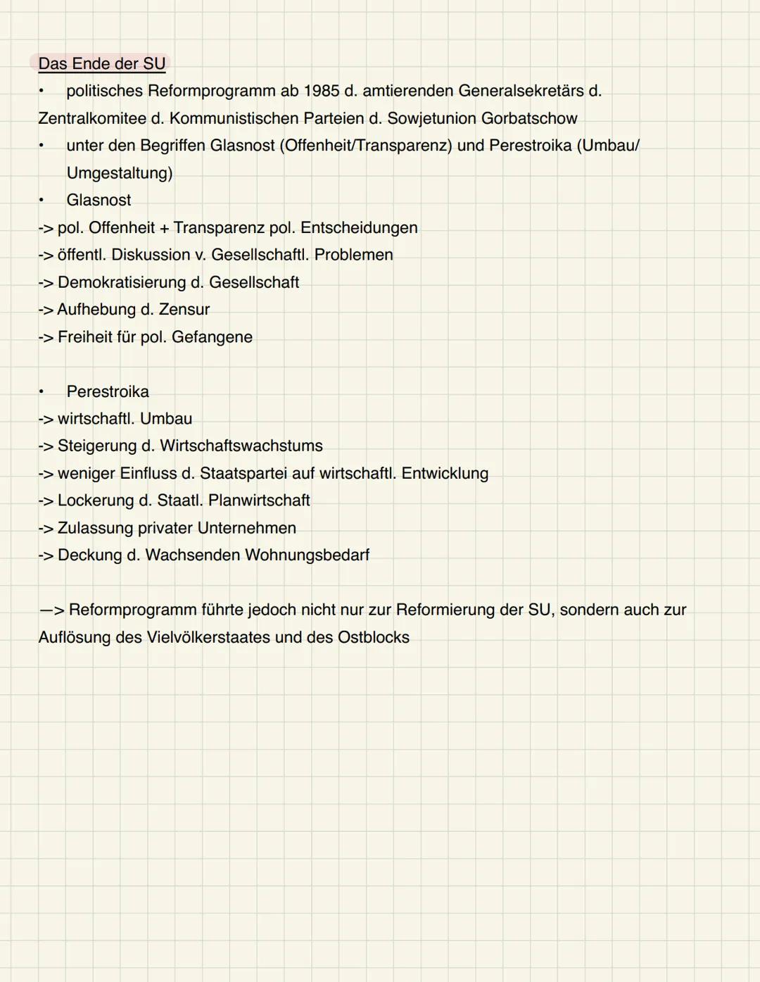 # Kalter Krieg
Definition
- zwei oder mehrere Staaten stehen sich feindlich gegenüber
- Keine direkte militärische Auseinandersetzung
-> Wa