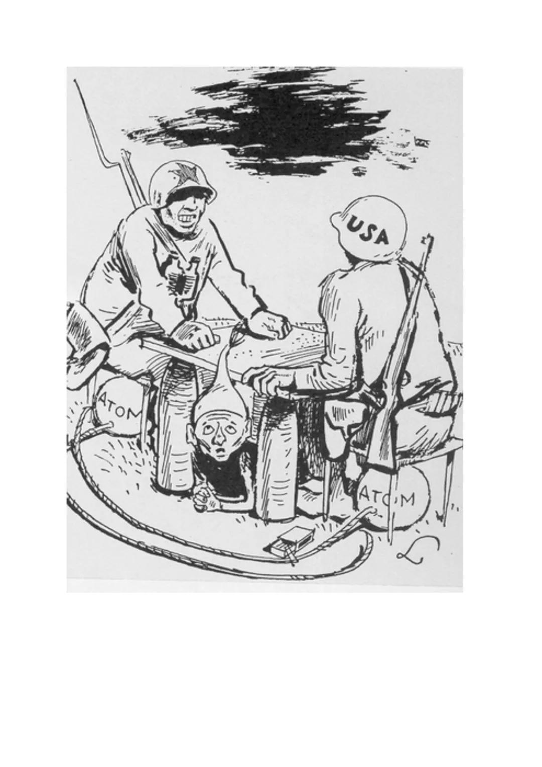 # Kalter Krieg
Definition
- zwei oder mehrere Staaten stehen sich feindlich gegenüber
- Keine direkte militärische Auseinandersetzung
-> Wa