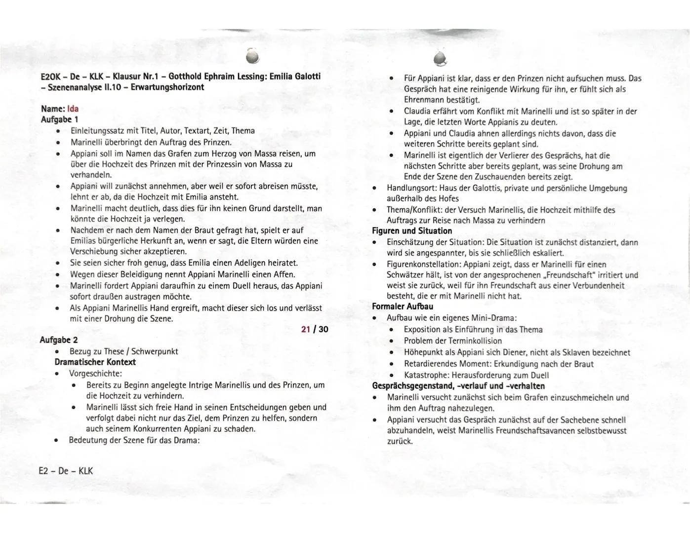 06.03.2023
Christian-Wirth-Schule
Gymnasium mit besonderer musikalischer Förderung
Gotthold Ephraim Lessing:
E2OK De KLK
Emilia Galotti
Name
