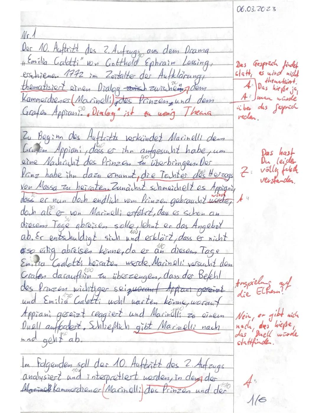 06.03.2023
Christian-Wirth-Schule
Gymnasium mit besonderer musikalischer Förderung
Gotthold Ephraim Lessing:
E2OK De KLK
Emilia Galotti
Name