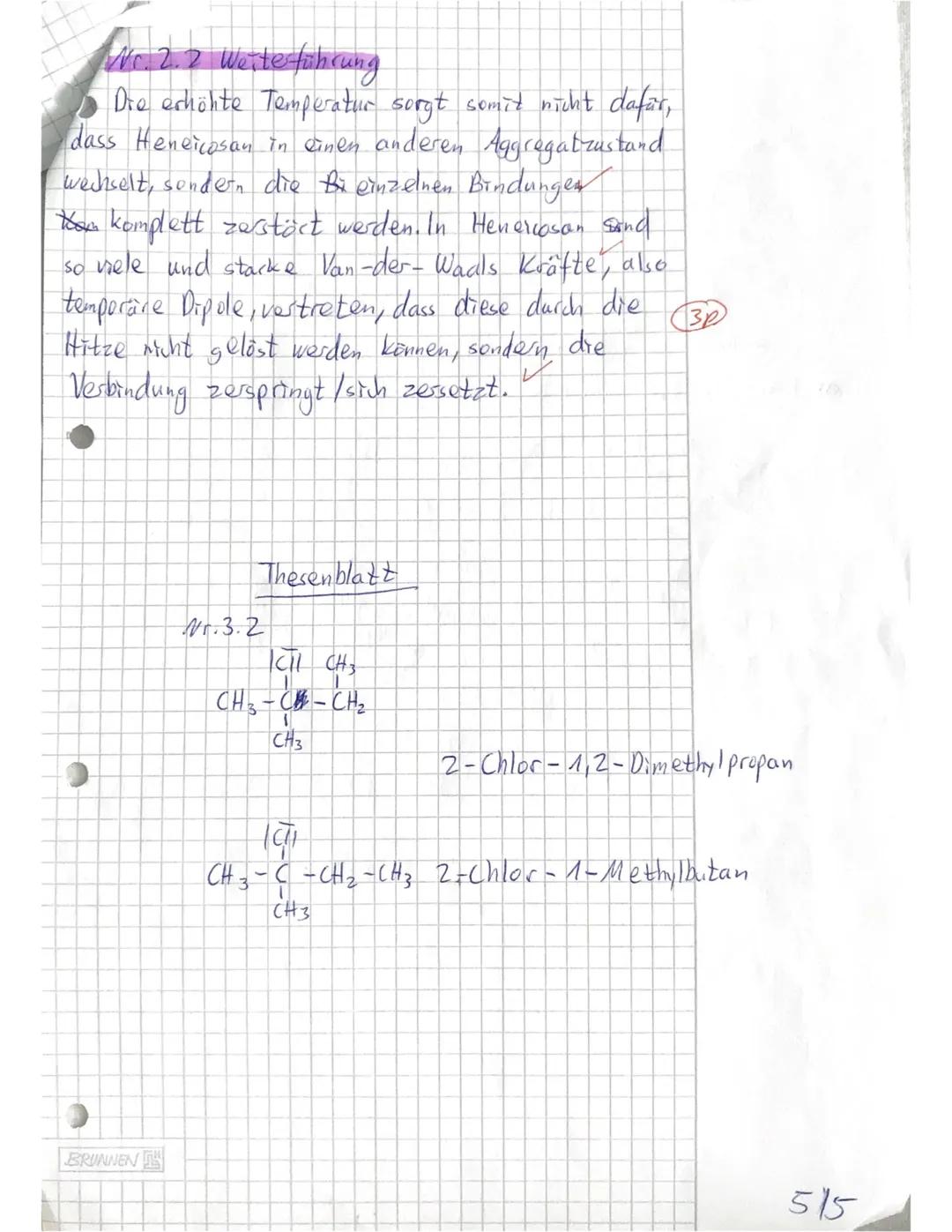 Q1 Chemie Su
Name:
Klausur Nr.1
18.10.2023
BE:
365140
Note:
Punkte
0
1
2
3
4
5
6
7
8
9 10
11 12 13 14
15
Bevor Sie beginnen:
→ Schreiben Sie