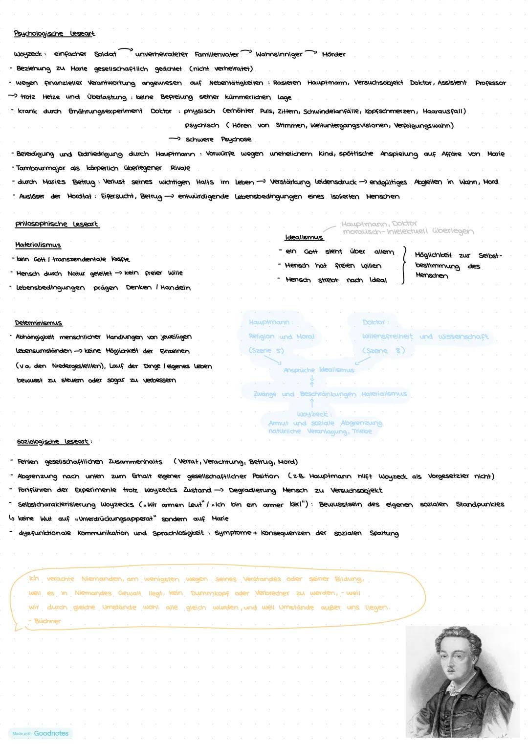 Georg Büchner
1813
Sohn eines Arztes, 1816 Umzug nach Darmstadt
Verbindliche Lektüre:
Georg Büchner: Woyzeck (1837)
Verbindliche Unterrichts