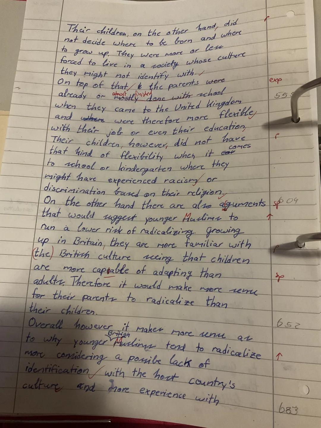 Q-Phase Q2
Advanced Course
ENGLISH EXAM no. 2
Cultural Encounters: "My Son the Fanatic"
Date: 1 March 2023
NAME: Rebecca
Assignments
1 Summa