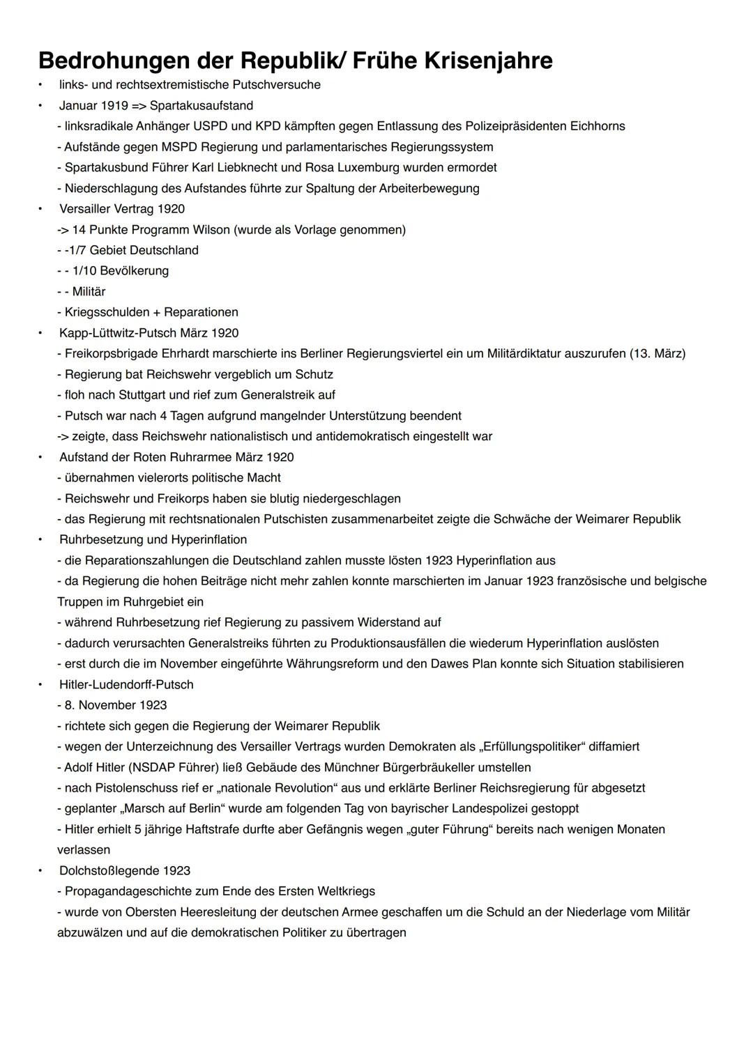 # Lernbereich 2: Demokratie und Diktatur - Anspruch und Wirklichkeit von Gesellschaftsmodellen in der ersten Hälfte des 20. Jahrhunderts
Ve