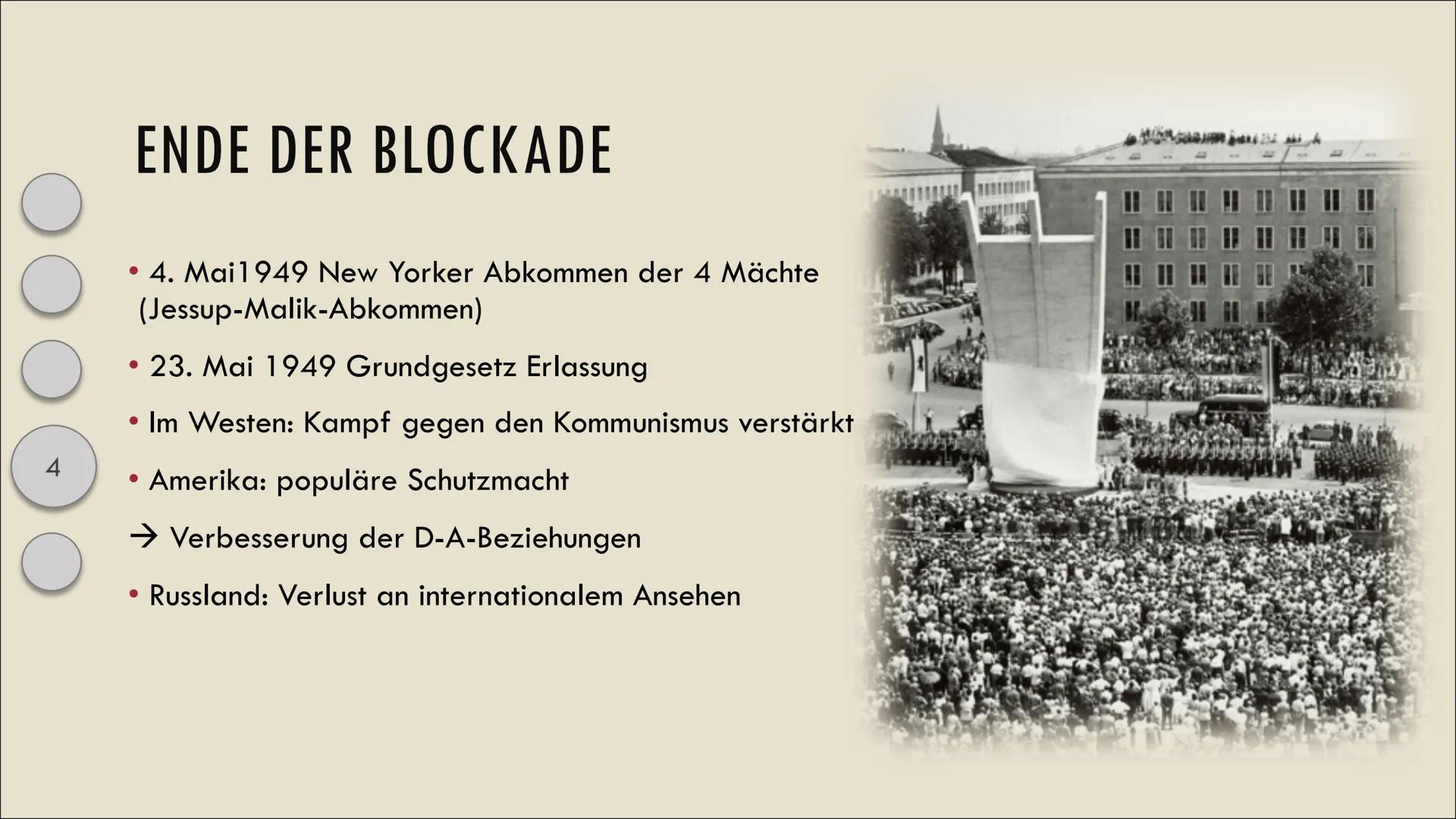 Legiendamm
Die Berlin Blockade
frei
Helena Shumakova & Hoai Anh Phạm 1
Gliederung
Geschichtlicher Hintergrund
2
Verlauf
3
Luftbrücke
4
Ende