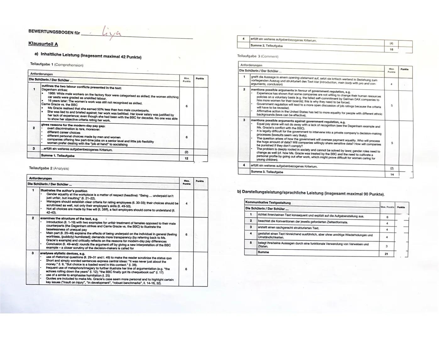 ta
E5-LK1 (lat)
4. Klausur
Topic:
Studying and working in a globalized world
Skill:
Analysis of a non-fictional text (newspaper article)
Kla