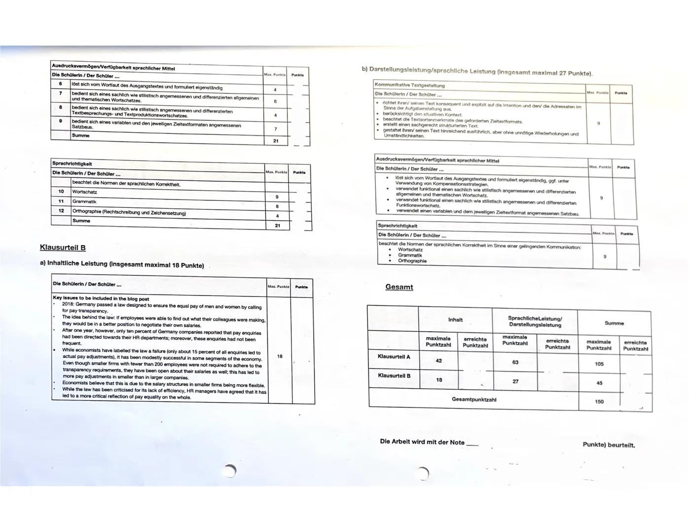 ta
E5-LK1 (lat)
4. Klausur
Topic:
Studying and working in a globalized world
Skill:
Analysis of a non-fictional text (newspaper article)
Kla