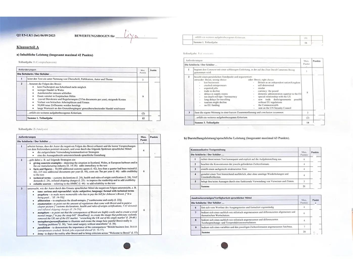 Q2 E5-LK1 (lat)
1. Klausur
06/09/2023
Topic: The UK in the 21st century - traditions and modern-day challenges
Analysis of a non-fictional