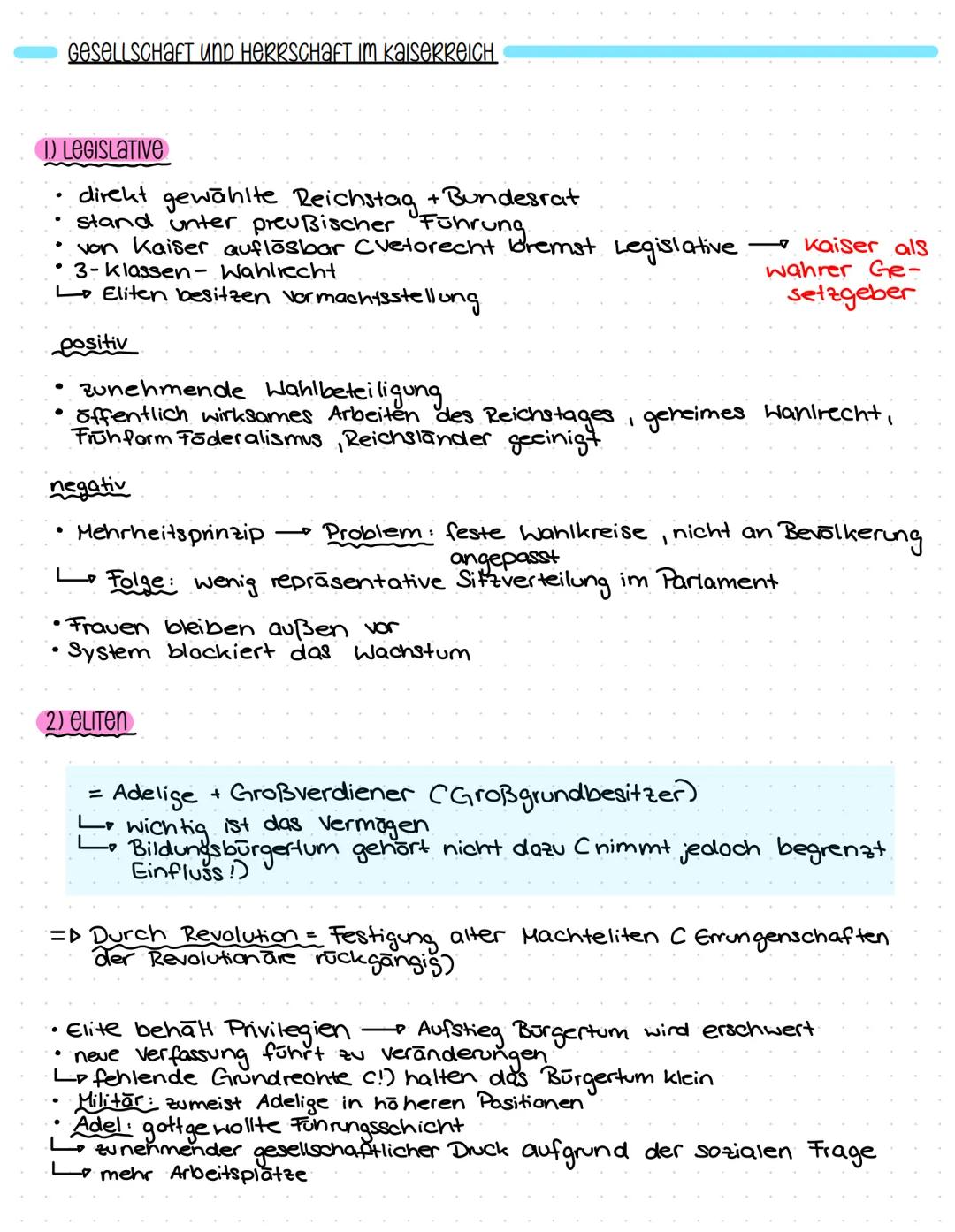 Q1 2. Kl
Lernzettel Geschichte - 1848er Revolution
bis Kaiserreichsgründung 1871
GRÜNDE FÜR DIE GESCHEITERTE REVOLUTION 1848/1849
1.) Revolu