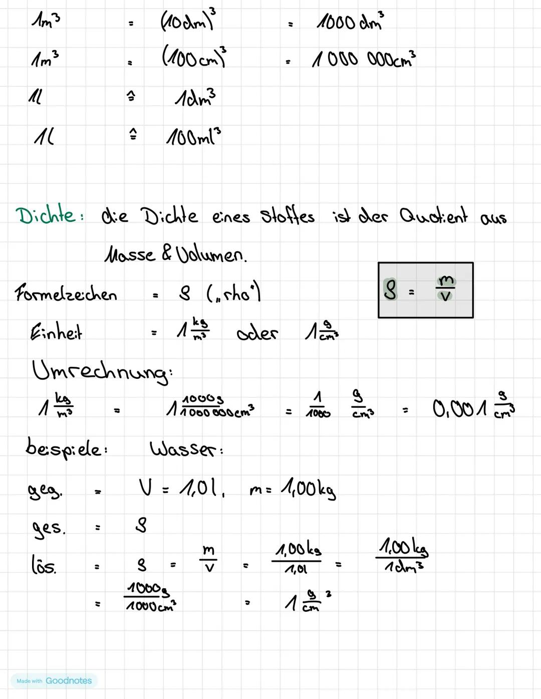 Made with Goodnotes Diable
Masse: die Masse gibt
Formel zeichen
=
m
Einheit
an
wie schwer ein Körper ist.
1kg
사
=
1000kg
=
10000009
лд
=
0.0