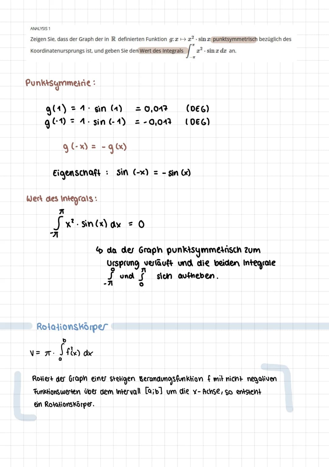 Integralrechnung – Seite 2