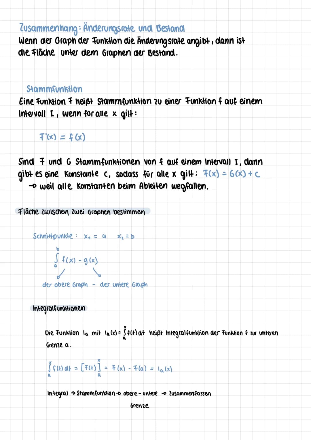 Integralrechnung – Seite 3