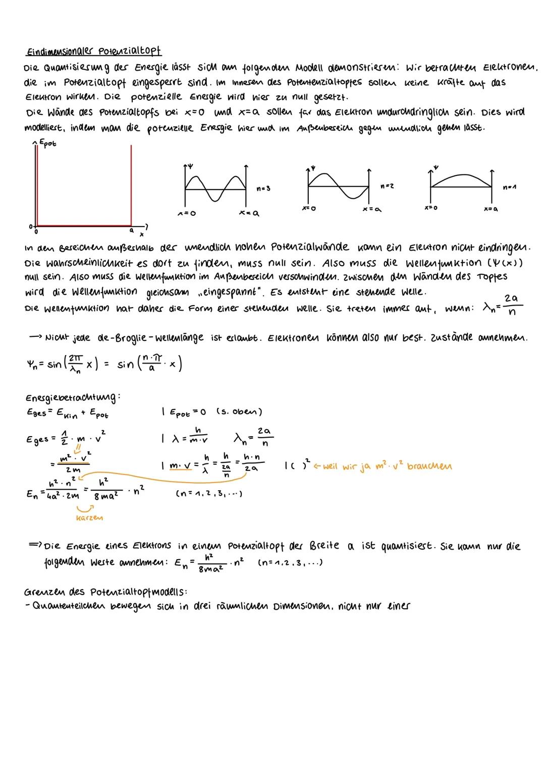 # Quantenobjekte und die Atomhülle
Quantenobjekte
= kleine „Teilchen" wie Elektronen, zeigen unter bestimmten voraussetzungen typische
Well