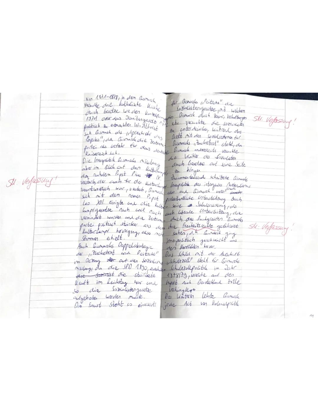 GE Lk
Name:
Justus
Reichsgründung und Deutsches Kaiserreich
Klausur Nr. 2
Aufgaben:
Interpretieren Sie die Quelle, indem Sie...
1. sie analy