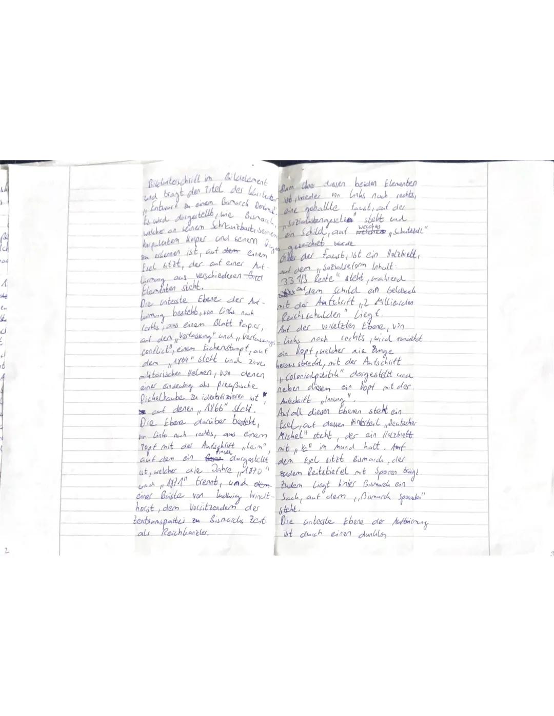 GE Lk
Name:
Justus
Reichsgründung und Deutsches Kaiserreich
Klausur Nr. 2
Aufgaben:
Interpretieren Sie die Quelle, indem Sie...
1. sie analy