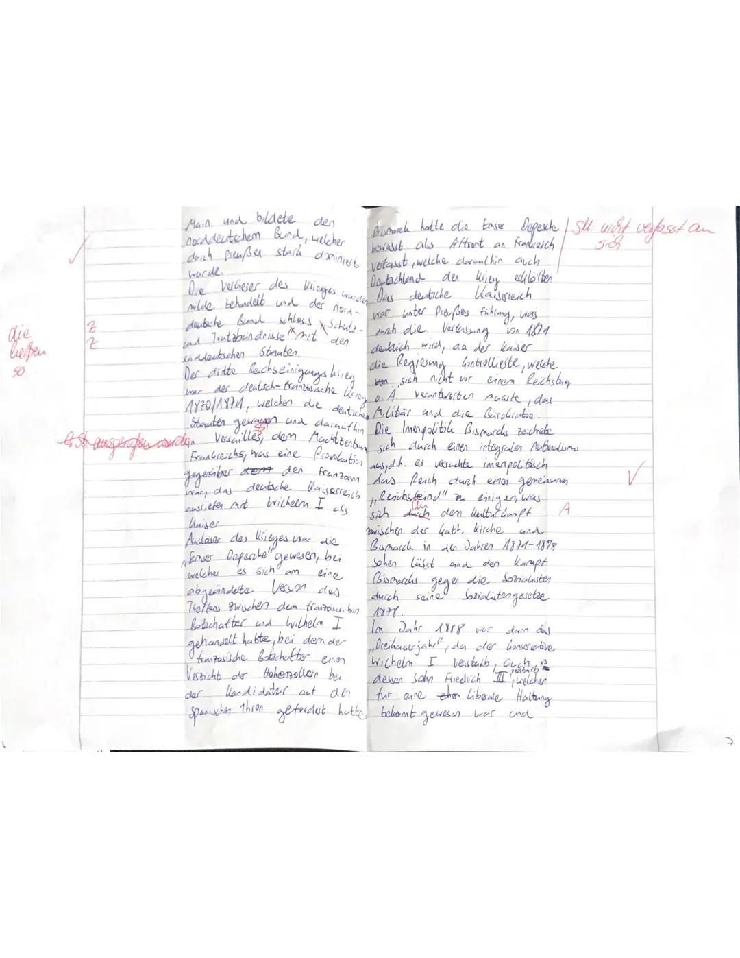 GE Lk
Name:
Justus
Reichsgründung und Deutsches Kaiserreich
Klausur Nr. 2
Aufgaben:
Interpretieren Sie die Quelle, indem Sie...
1. sie analy