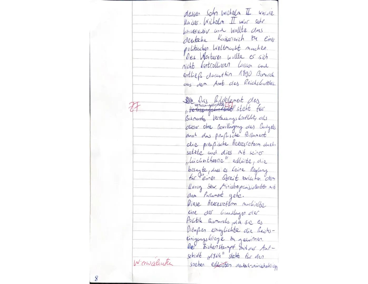 GE Lk
Name:
Justus
Reichsgründung und Deutsches Kaiserreich
Klausur Nr. 2
Aufgaben:
Interpretieren Sie die Quelle, indem Sie...
1. sie analy