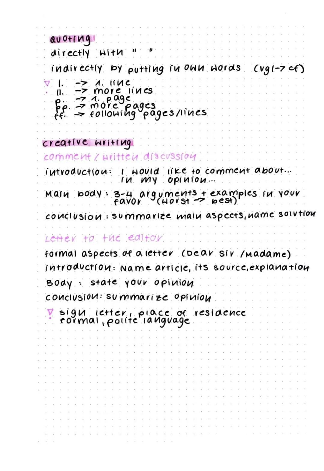 .
summary
englisch
Vorklausvv
structure: introduction
T A
•
4
Malu Body
who, what,
when, where
• summarize text.
in own words,
The article
i