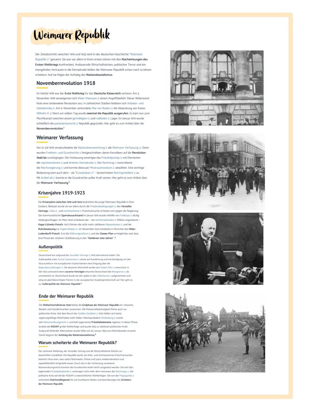 # Geschichte
## Abitur
### Zusammenfassung # Geschichte Abi Zusammenfassung
Prähistorie
Antike (800v. Chr. bis 500n. Chr.)
Mittelalter (5