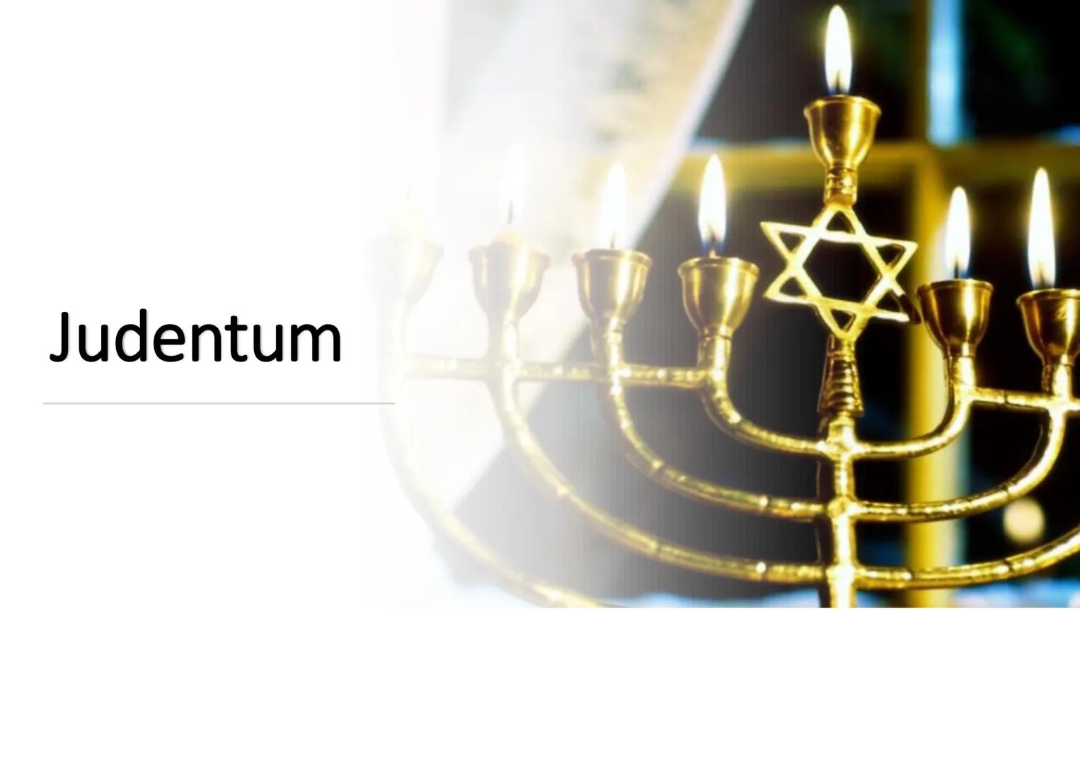 Judentum # Allgemeine
# Informationen
- Judentum (hebräisch הדות, jahadut(
- Die älteste der monotheistischen abrahamitischen Religionen
(mo