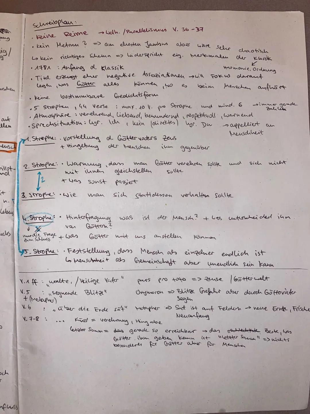 De/Thi
Grundkurs Deutsch (de1) - Q2
Klausur
Name:
Bezug zum Rahmenlehrplan/Thema: Menschenbilder in der Literatur der Klassik
Aufgabenart