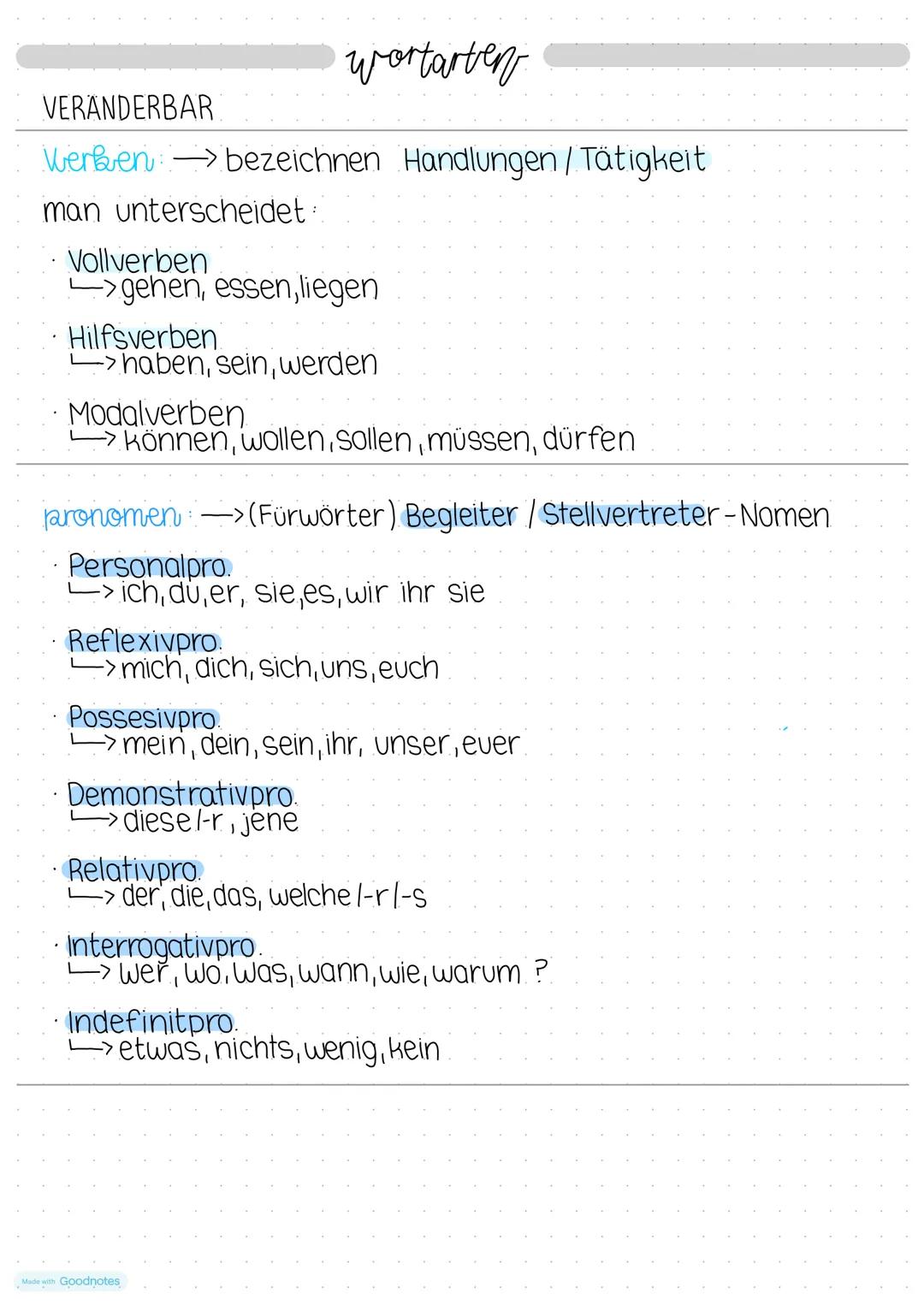 Merkmale EINES SATZES
Satze kann ich am finiten (konjugiertem) Verb
erkennen.
Das Verb ist der Mittelpunkt des Satzes
und regiert den Satz
S