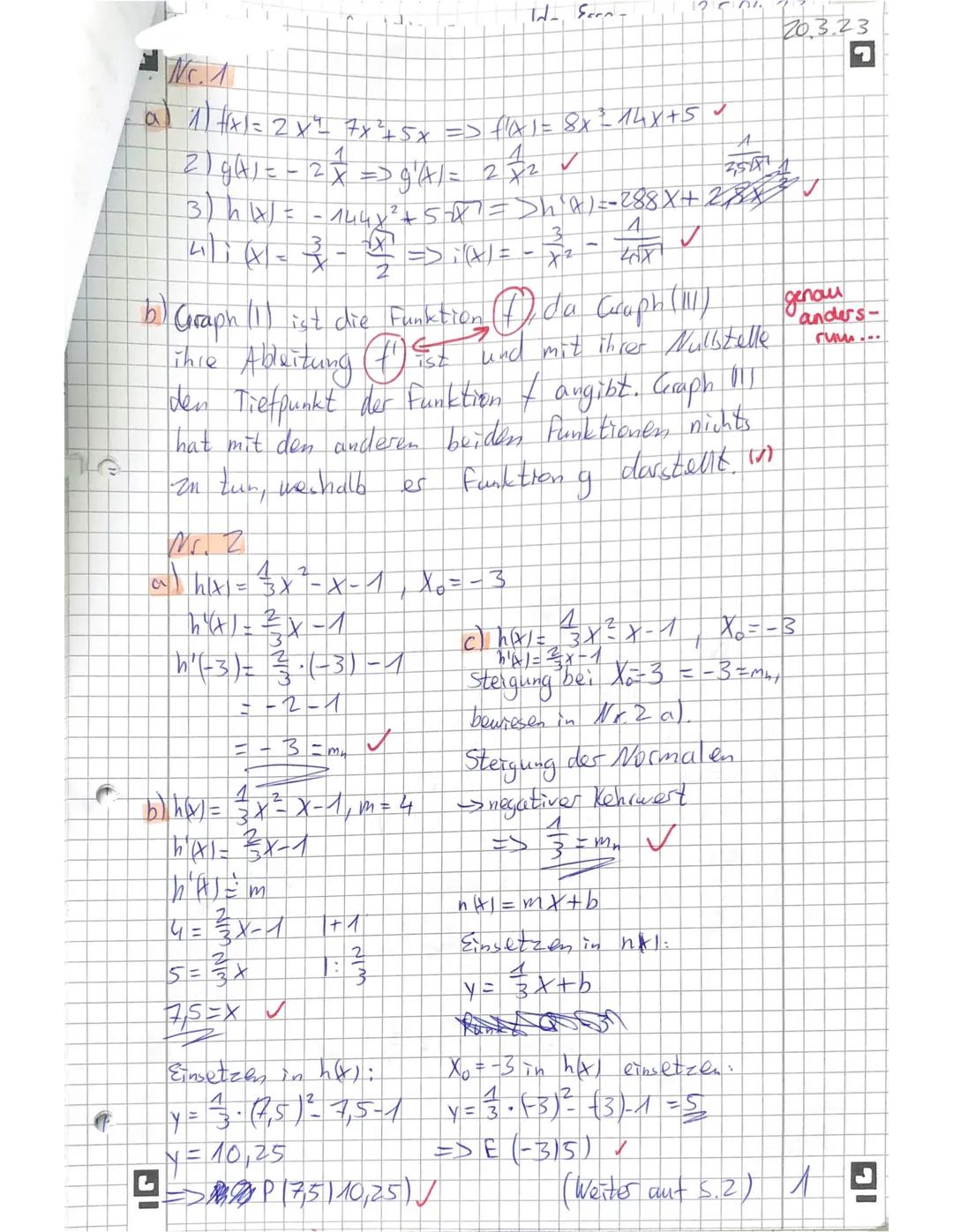 (HID) E-Phase
Name:
Mathe-Klausur Nr. 3
Erreichte Bewertungseinheiten (BE): 69 / 90
20.03.2023
Note: 11 Hd μ1423
Unterschrift:
15
14
13
12
1