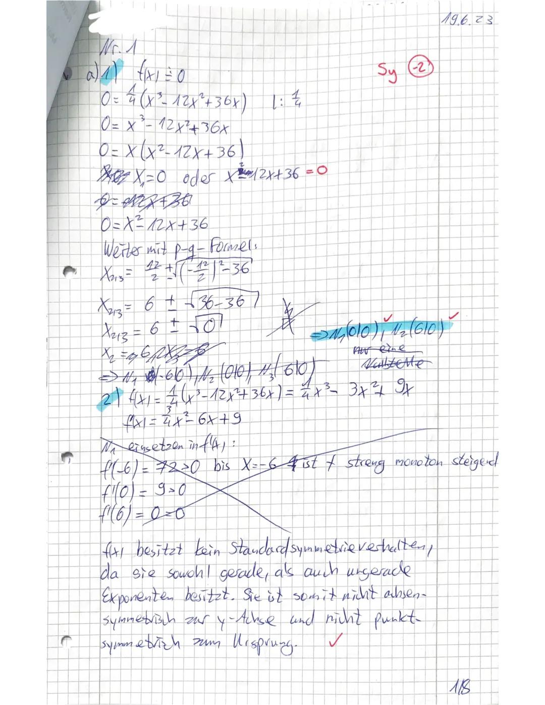 (HID) E-Phase
Name:
Mathe-Klausur Nr. 4
Erreichte Bewertungseinheiten (BE): 61,518
85
19.06.2023
30.6.23
10. Pulte Hid saa23
Note:
Unterschr