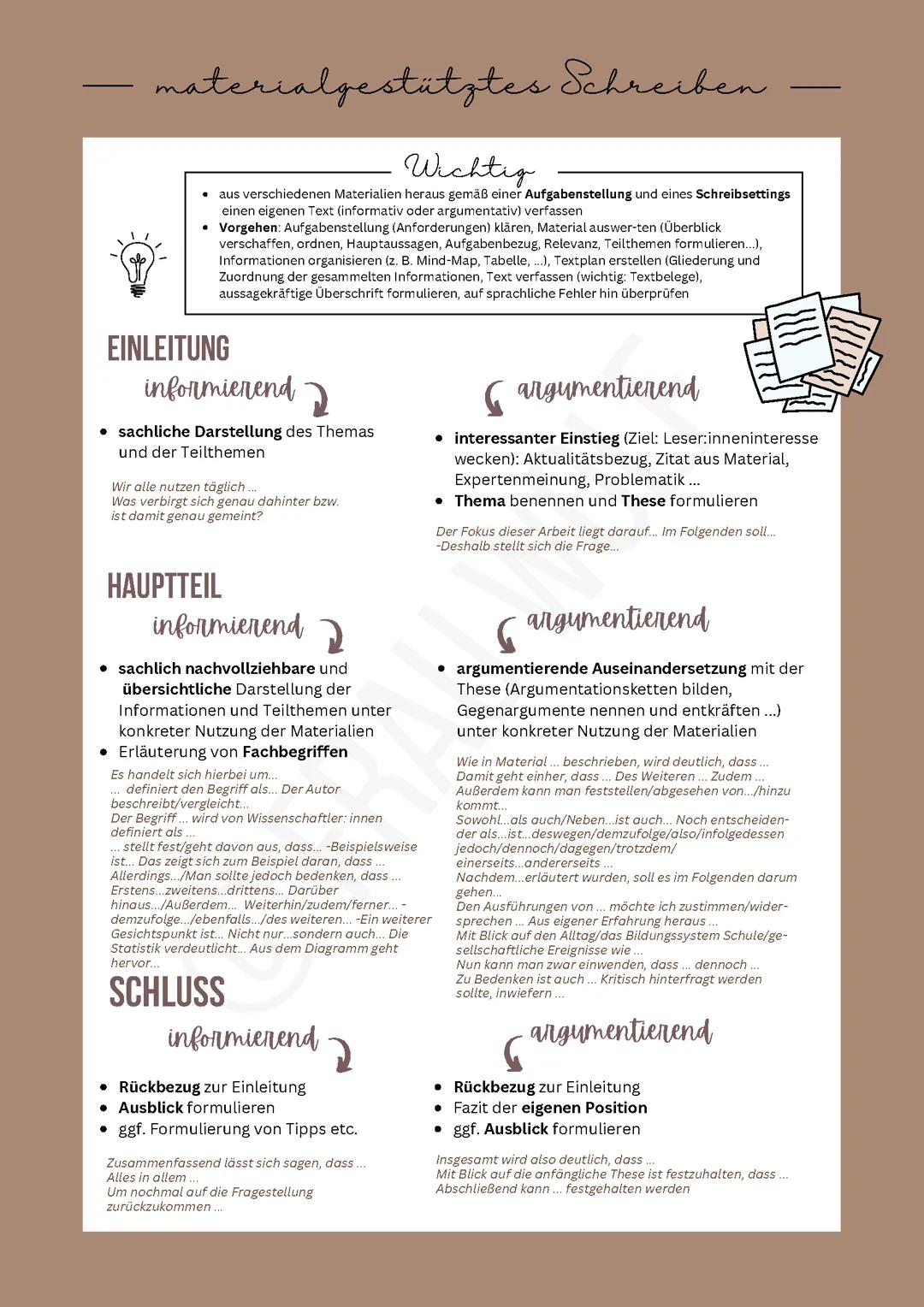 Leitfaden: Aufgabentyp 2