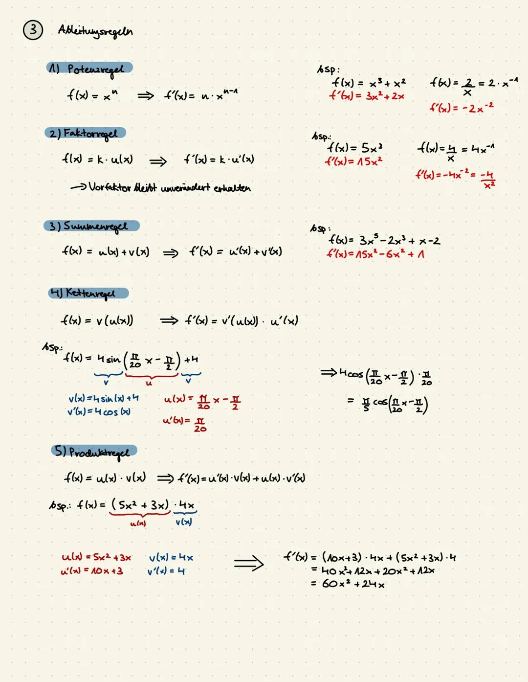 # Mathe Q1-4
+ ×
- ÷ # Lernzettel Q1
1) Annaherung über Zerlegungssummen: Ober- und Untersunime
Bsp.:
Obersumme
Untersumme
1. Wähle fe