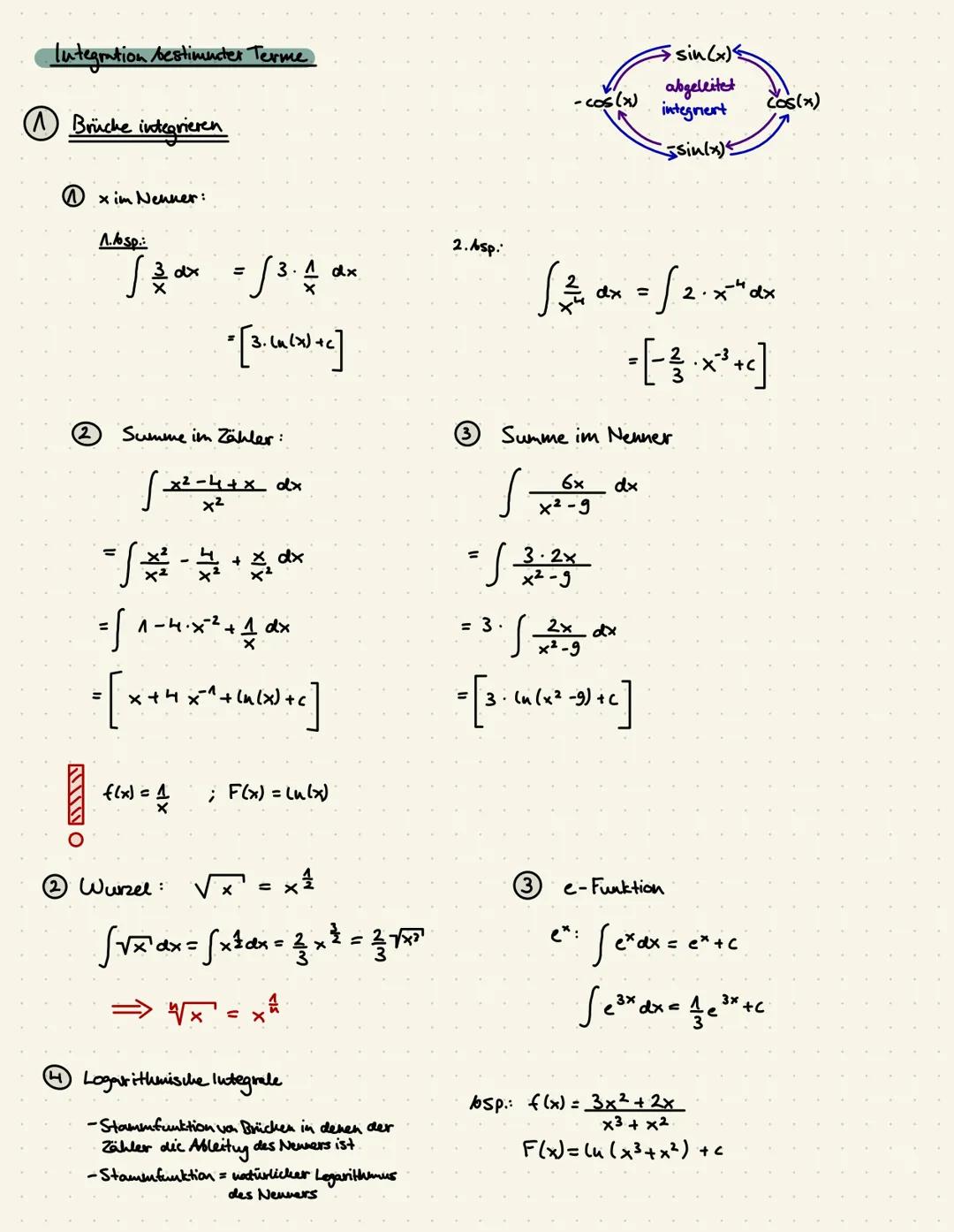# Mathe Q1-4
+ ×
- ÷ # Lernzettel Q1
1) Annaherung über Zerlegungssummen: Ober- und Untersunime
Bsp.:
Obersumme
Untersumme
1. Wähle fe